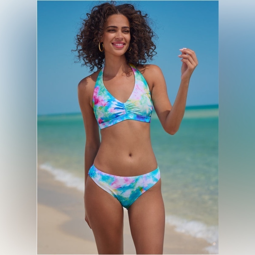 VENUS Multicolor Bikini Top 2X Tie Dye NWOT